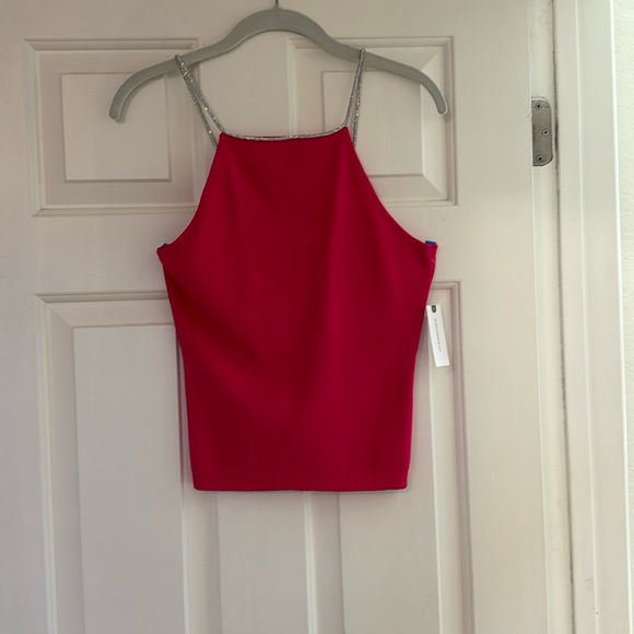 NWT - By Anthropologie - Rhinestone Strap Sweater Tank - Picture 8 of 14